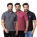 HANABY Men39s Summer Polo Solid Half Sleeves