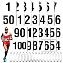 Hanaive Running Bib Numbers for Marathon Sports