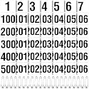 Hanaive Running Bib Numbers for Marathon Sports