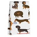 Dachshund Kitchen Towels 24x14 Inch, Cute Weiner Dog Gifts for Women Friend