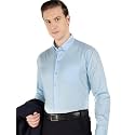 Hancock Men Solid Cotton Satin Slim Fit