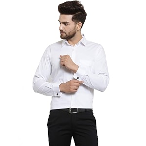 Hancock Solid Pure Cotton Slim Fit Shirt