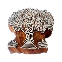 Clay Wooden Stamp Large Tree Pattern Big Printing Block