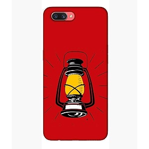 hand drawn vintage kerosene lamp hard printed designer case for oppo a3s back cover mrr1483
