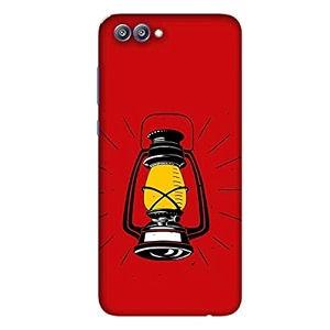 hand drawn vintage kerosene lamp hard printed designer case for honor view 10 back cover mrr1483