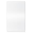 Hand Dryer Splash Guard, 24 x 16 Inch Aluminum Wall Splash Guard, White