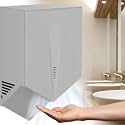 Hand Dryer for Toilets Commercial, 1500W Electric Hand Dryer, Wall Mounted Hand Dryers, Automatic Induction Low Energy Hands Drying Device for Kitchen, Bathroom, 6-10 Seconds to Dry(Gray)