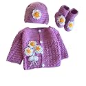 Hand Made 3 Piece Knitted Magnolia Flower