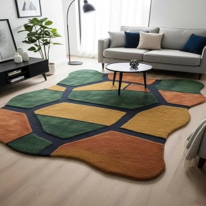 Hand Made Tufted Carpet Premium Wool Abstract