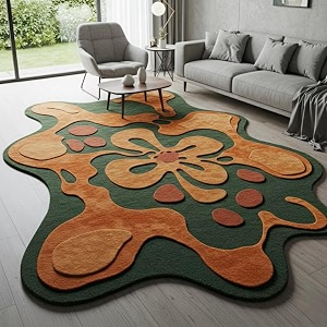 Hand Made Tufted Carpet Premium Wool Abstract