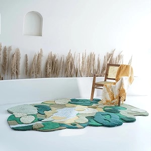 Hand Made Tufted Carpet Premium Wool Abstract