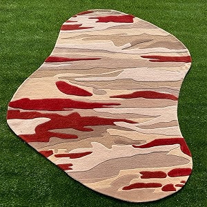 Hand Made Tufted Carpet Premium Wool Abstract