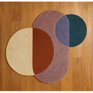 Hand Made Tufted Carpet Premium Wool Abstract