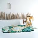 Hand Made Tufted Carpet Premium Wool Abstract