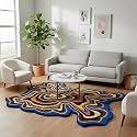 Hand Made Tufted Carpet Premium Wool Abstract