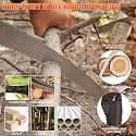 Hand Pruning Saw – Curved Blade Tree Cutter with Blade Sleeve | Sharp Triple-Edge Teeth | Rust-Resistant Steel | Manual Saw for Gardening, Branch Cutting & Trimming (Pack-1)