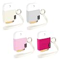 Likesing Hand Sanitizer Spray Sleeve Compatible with T0uch-land, 4 Elastic Handsanitizer Travel Size Holder with Keychain and Wrist Strap for t0uch'land Case for Glow Mist and Power Mist(WGPR)