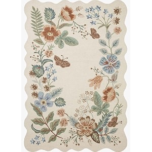 Hand-Tufted Wool Carpet for Living Room 5x8
