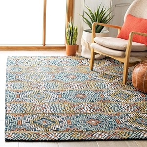 Hand-Tufted Wool Carpet for Living Room 6x9