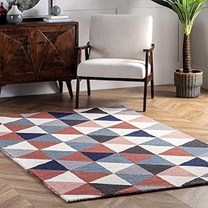 Hand Tufted Wool Carpets Anti Shedding Rug