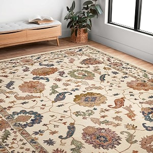 Hand-Tufted Wool Large Carpet for Living Room