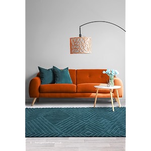 Hand-Tufted Woolen Carpet for Living Room 5x8
