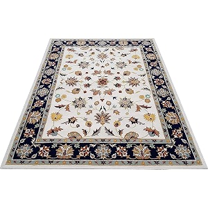 Hand-Tufted Woolen Carpet for Living Room 6x9