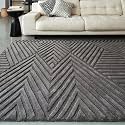Hand-Tufted Woolen Carpet for Living Room 6x9