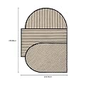 Hand-Tufted Woolen Carpet for Living Room 4x6