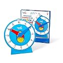 hand2mind Advanced Magnetic NumberLine Clock for Demonstration, Set of 1