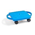 hand2mind Blue Indoor Scooter Board with Handles, Ages 5+