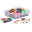 hand2mind Plastic Rainbow Fraction Circles, Circle Manipulatives, Fraction Tools for Kids, Math School Supplies, Montessori Math Materials, Classroom Math Manipulatives 4th Grade (15 Sets of 51)