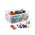 hand2mind Rainbow Fraction Tower Equivalency Cubes, Set of 15