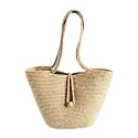 Handbag for Women | Handmade Natural Cane &amp; Dry Grass Tote Bag | Stylish Shoulder Bag for Women | Ladies Purse for Office, Travel &amp; Daily Use | Traditional Indian Hand Bag | Gift for Women