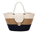 Handbag for Women | Handmade Natural Cane &amp; Dry Grass Tote Bag | Stylish Shoulder Bag for Women | Ladies Purse for Office, Travel &amp; Daily Use | Traditional Indian Hand Bag | Gift for Women