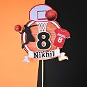 Handcrafted 3D Custom Basketball Cake Topper
