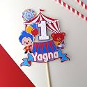 Handcrafted 3D Custom Carnival Cake Topper