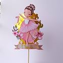 Handcrafted Ballerina Cake Topper – Elegant Dance Theme Birthday Decoration | Custom Age or Name