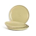 Bodhi House Porcelain Quarter Plates Set, 4 Pieces, Olive Green
