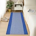 Handcrafted Cotton Rug Runner 2x5 ft