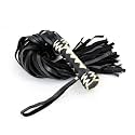 Handcrafted Gentle Horse Whip - 19.7 and 27.6 Inches Genuine Leather Ridint Tools - Thick Equestrian Training and Riding Essential
