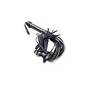 Handcrafted Gentle Horse Whip - 19.7 and 27.6 Inches Genuine Leather Ridint Tools - Thick Equestrian Training and Riding Essential