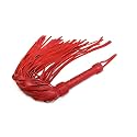 Handcrafted Gentle Horse Whip - 19.7 and 27.6 Inches Genuine Leather Ridint Tools - Thick Equestrian Training and Riding Essential