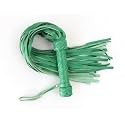 Handcrafted Gentle Horse Whip - 19.7 and 27.6 Inches Genuine Leather Ridint Tools - Thick Equestrian Training and Riding Essential