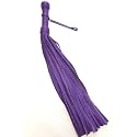 Handcrafted Gentle Horse Whip - 19.7 and 27.6 Inches Genuine Leather Ridint Tools - Thick Equestrian Training and Riding Essential