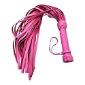 Handcrafted Gentle Horse Whip - 19.7 and 27.6 Inches Genuine Leather Ridint Tools - Thick Equestrian Training and Riding Essential