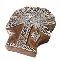 Handcrafted Printing Stamp Large Palm Tree Design Big Wood Block