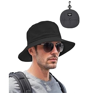 handcuffs caps for mens amp womens foldable bucket hat lightweight quick-drying waterproof outdoor sun protection hat with portable storage