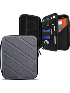 handcuffs portfolio case gadget organizer bag holder cable with tablet sleeve