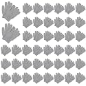 Handepo 100 Pair Winter Knit Gloves Bulk for Adults